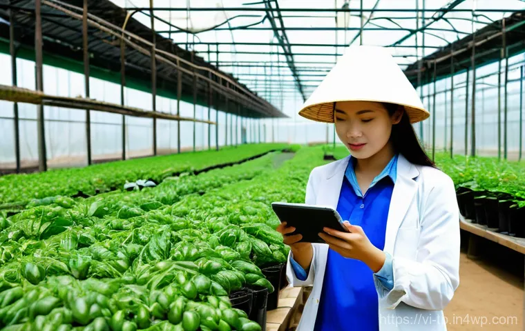 생태계 중심 사고와 농업의 지속 가능성 - **Prompt:** "A beautifully designed, urban rooftop garden in Vietnam, showcasing a modern, eco-consc...